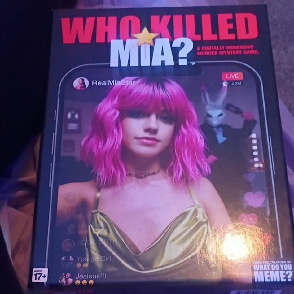 Who Killed Mia? Murder Mystery Board Game